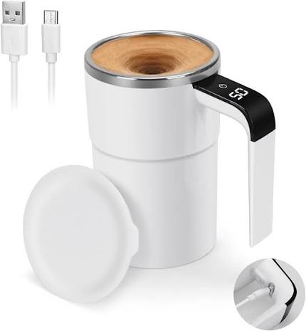 ☕ Tasse Auto-Mélangeuse avec Affichage de température